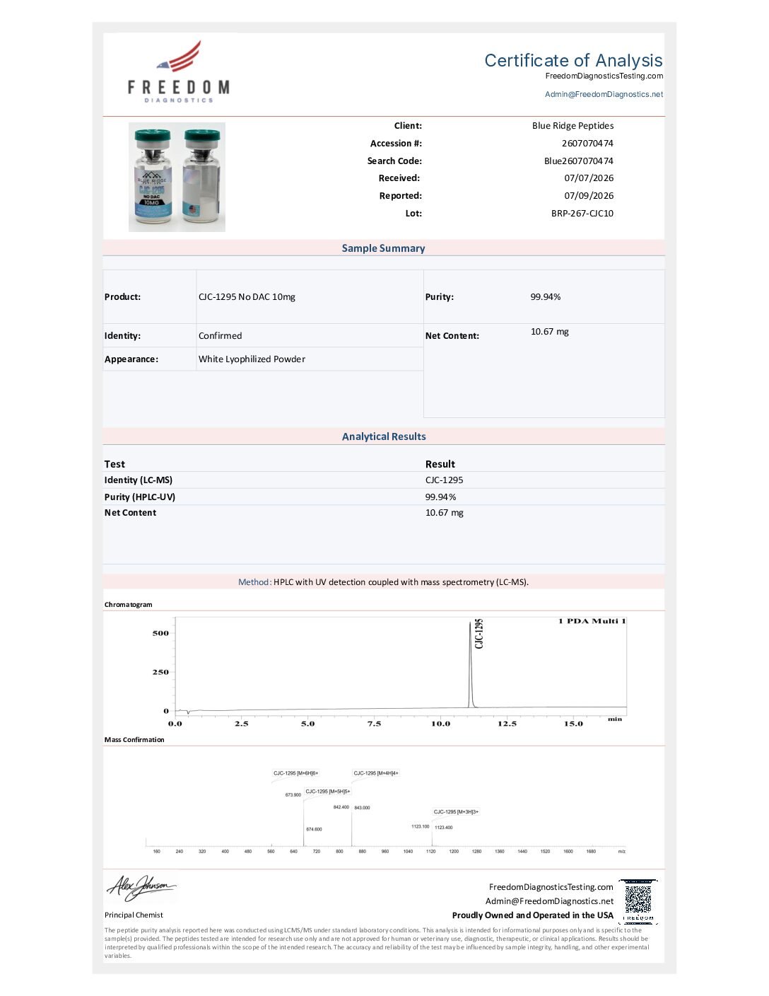 CJC-1295 No DAC 10mg - Image 3